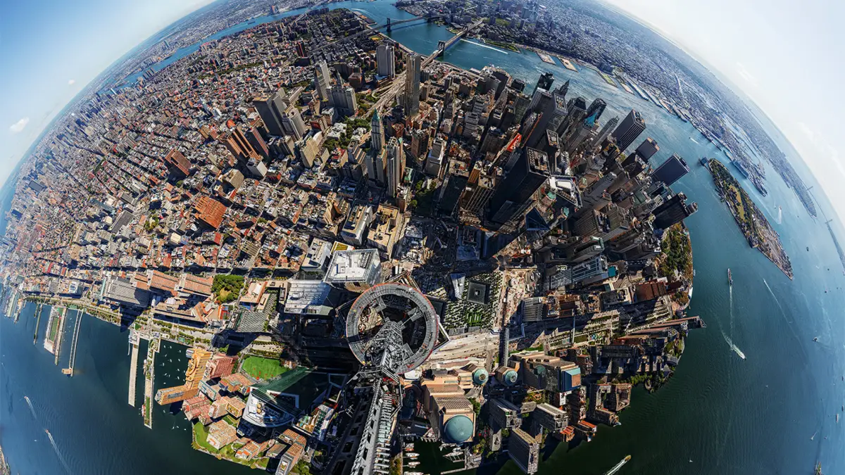 360-degree view from One World Observatory