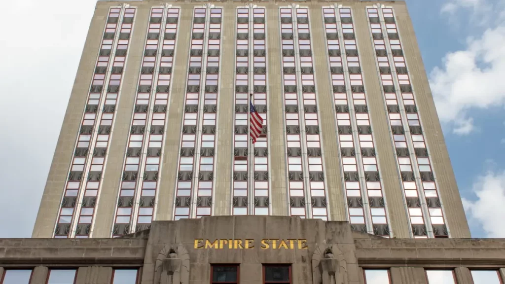 Entrance of the Empire State Building