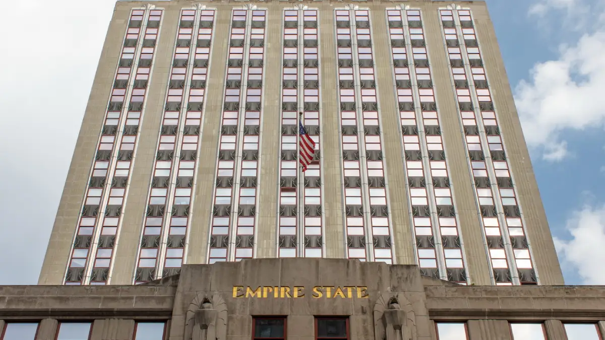 Entrance of the Empire State Building
