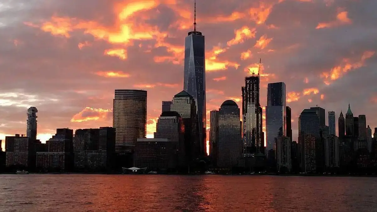 One World Observatory during Sunset